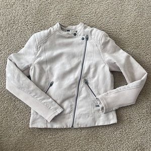 NWT Faux Suede Women’s H&M Biker Jacket size xs